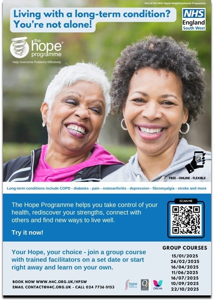 HOPE Programme for long term conditions